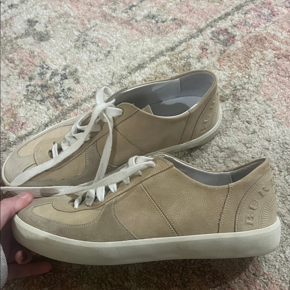 Burberry Leather/ Suede Sneakers willing to accept offers!!